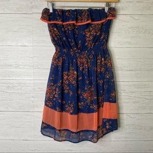 🌈 annabelle strapless mini dress